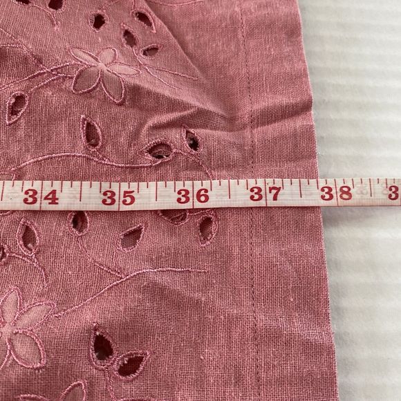 Laura Scott Women’s Linen Blend Embroidered Hem Skirt Size 18 Brand New - Picture 9 of 12